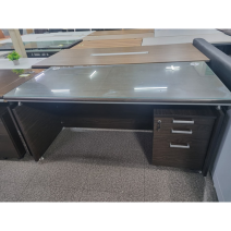 중역용 사무 책상 + 보조서랍 세트